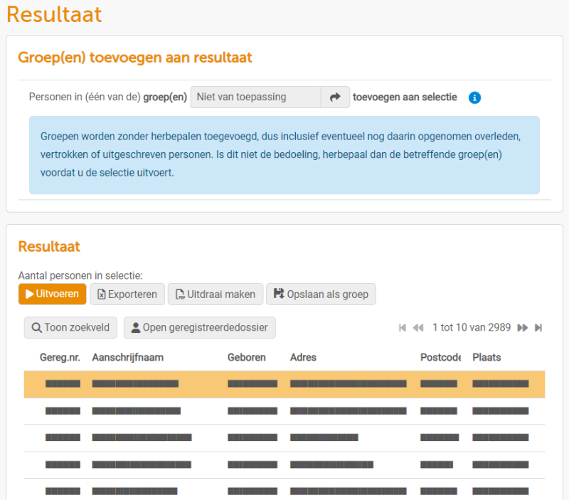 Resultaat