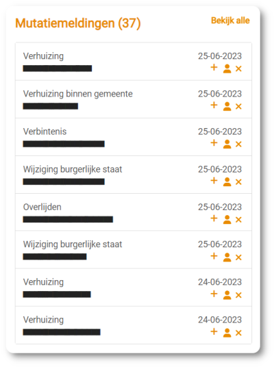 Mutatiemeldingen